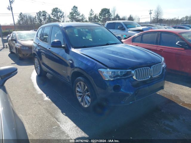 Auction sale of the 2017 Bmw X3 Xdrive28i, vin: 5UXWX9C51H0T01209, lot number: 38792162