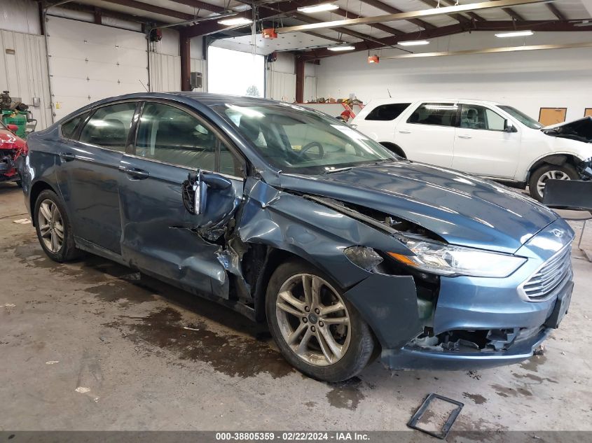 Lot #2495489419 2018 FORD FUSION SE salvage car