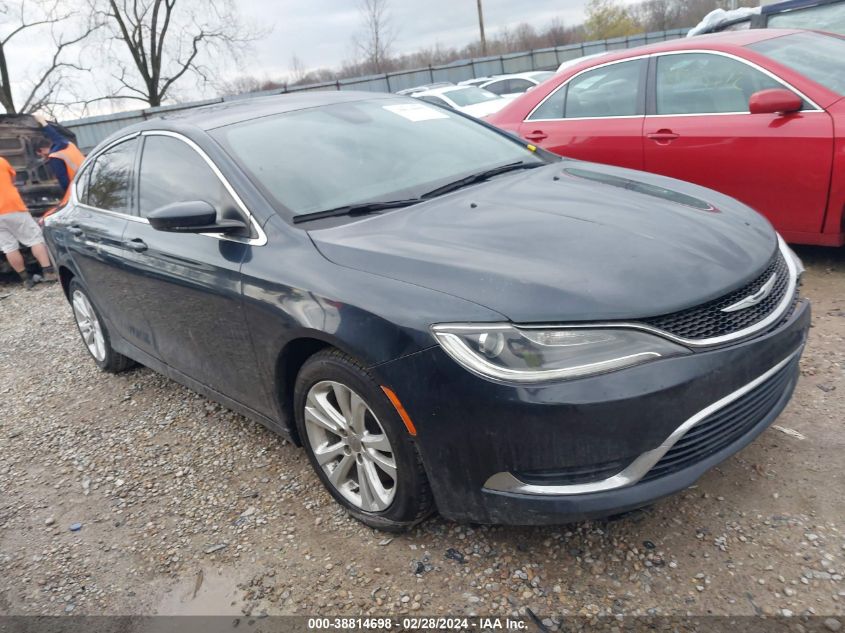 Lot #2486230527 2016 CHRYSLER 200 LIMITED salvage car