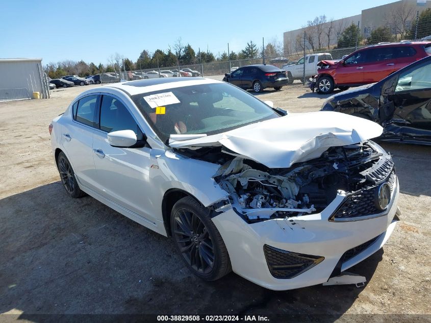 Lot #2497833377 2022 ACURA ILX PREMIUM   A-SPEC PACKAGES/TECHNOLOGY   A-SPEC PACKAGES salvage car