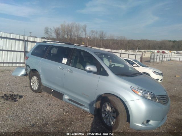 Auction sale of the 2015 Toyota Sienna Limited Premium 7 Passenger, vin: 5TDYK3DCXFS603157, lot number: 38832167