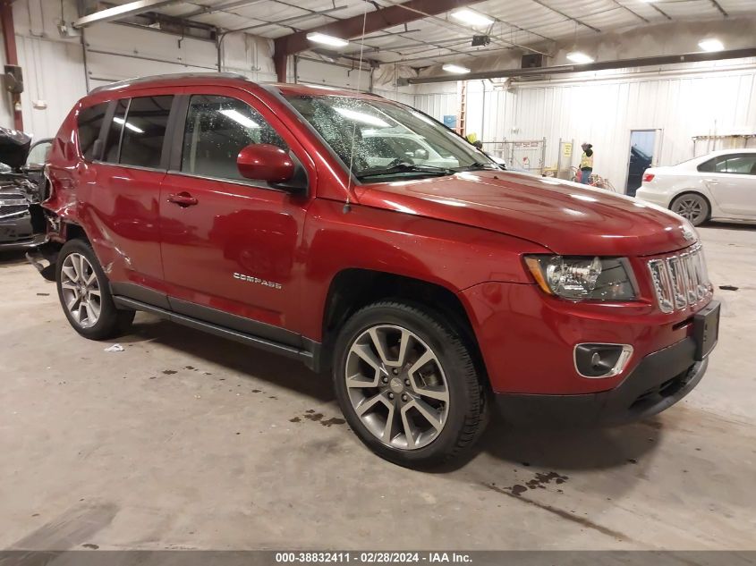 Lot #2428455896 2014 JEEP COMPASS LIMITED salvage car