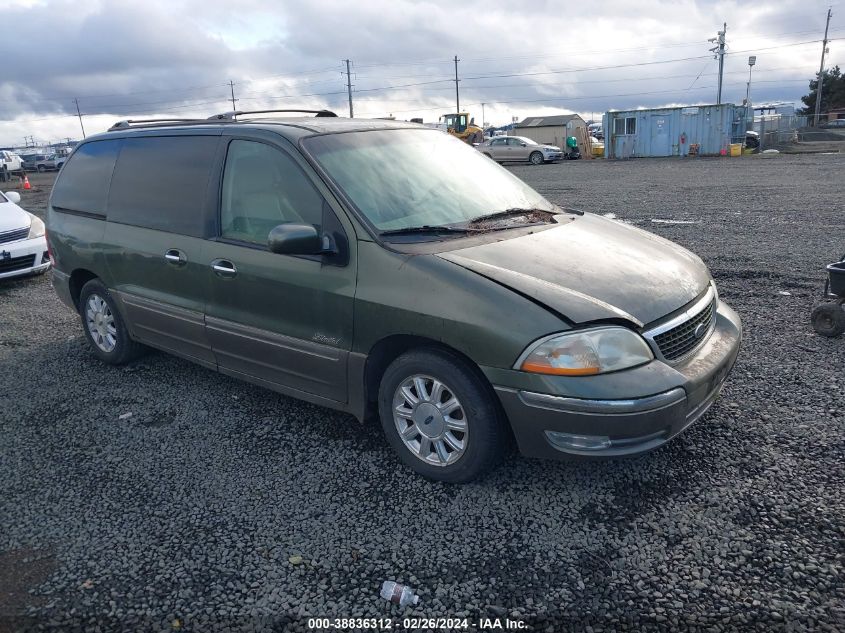 Lot #2490863933 2002 FORD WINDSTAR LIMITED salvage car