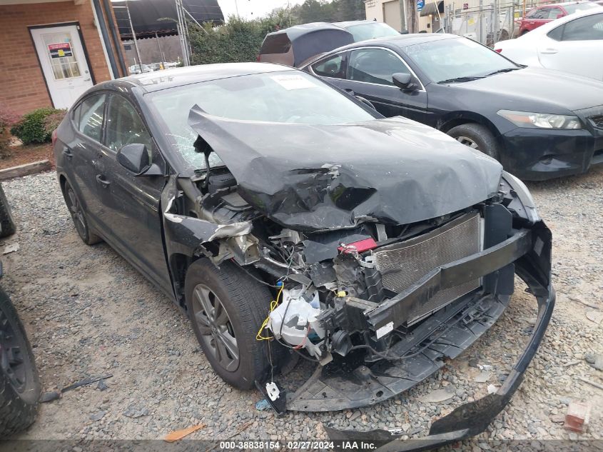 Lot #2474515477 2018 HYUNDAI ELANTRA SEL salvage car