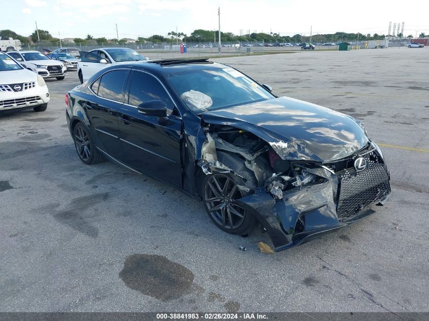 Lot #2488542596 2015 LEXUS IS 250 CRAFTED LINE salvage car