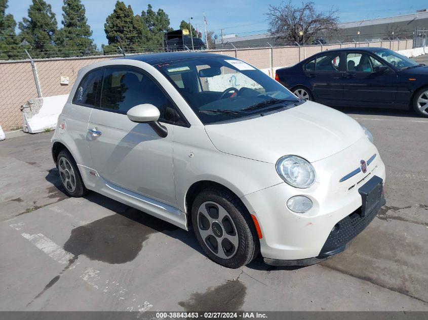 Lot #2490863887 2013 FIAT 500E BATTERY ELECTRIC salvage car