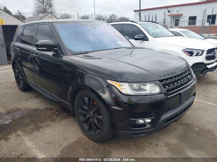 Lot #2490859072 2017 LAND ROVER RANGE ROVER SPORT 3.0L V6 SUPERCHARGED HSE salvage car