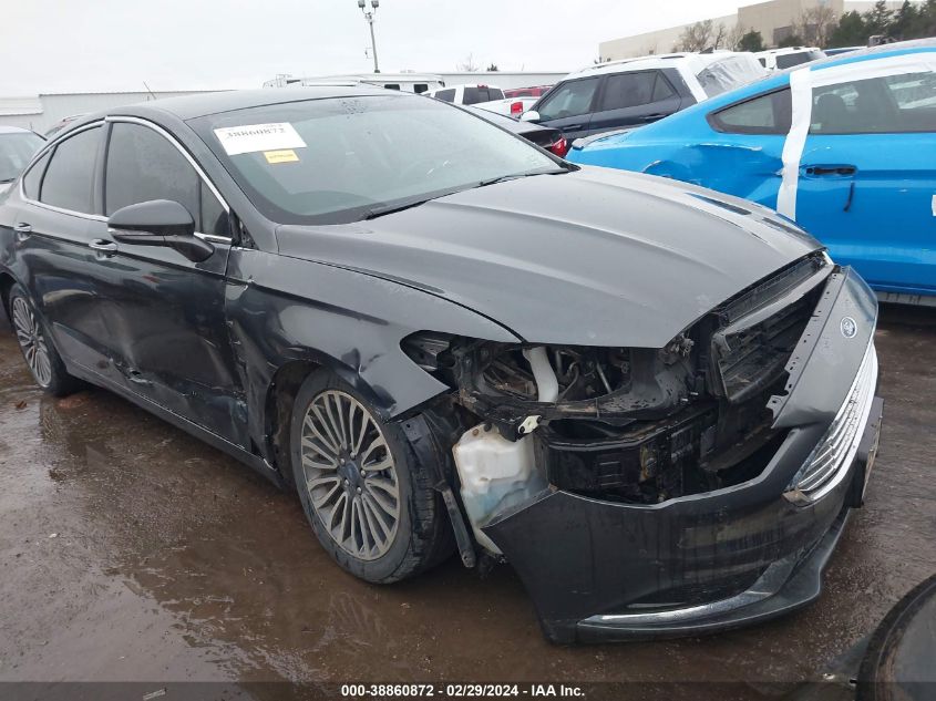 Lot #2475690990 2018 FORD FUSION SE salvage car