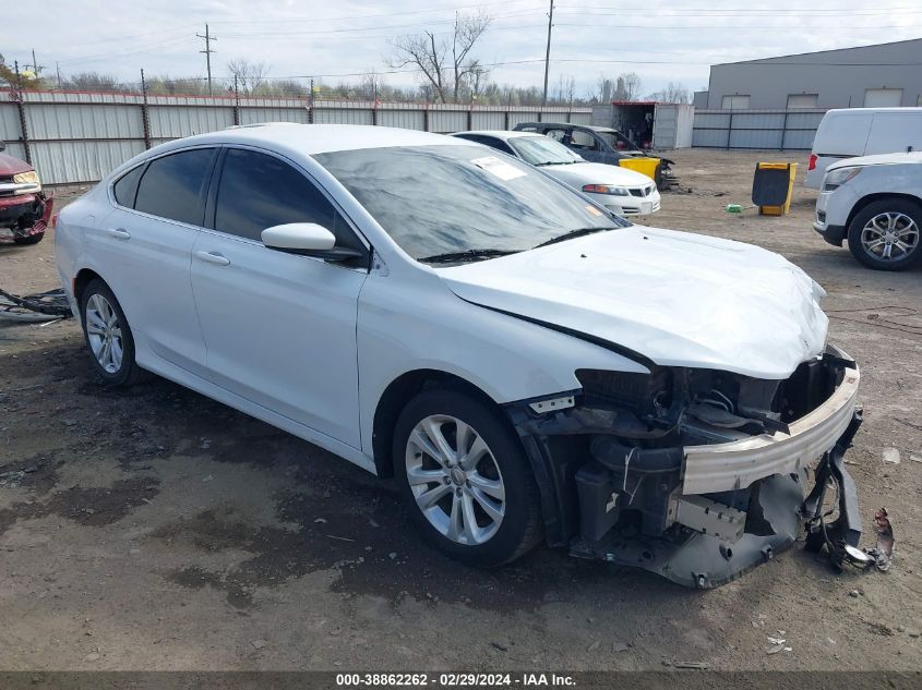 Lot #2494328904 2015 CHRYSLER 200 LIMITED salvage car