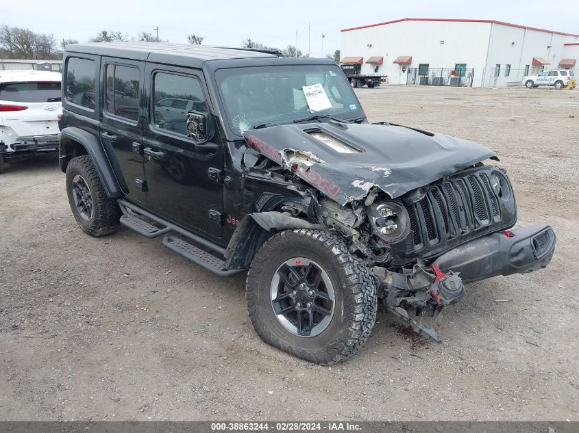Lot #2494328898 2018 JEEP WRANGLER UNLIMITED RUBICON 4X4 salvage car