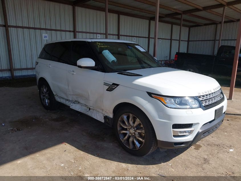 Lot #2509250445 2016 LAND ROVER RANGE ROVER SPORT 3.0L V6 SUPERCHARGED HSE salvage car
