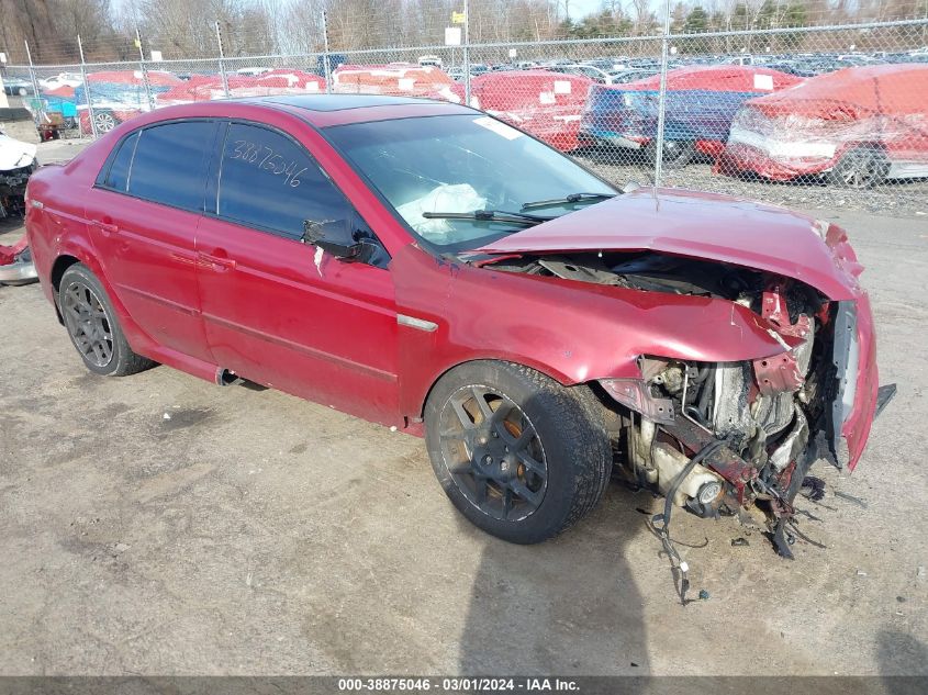 Lot #2424648489 2008 ACURA TL TYPE S salvage car