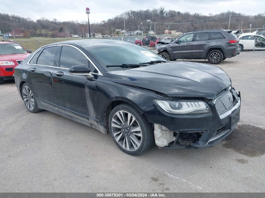 Lot #2494329026 2017 LINCOLN MKZ HYBRID RESERVE salvage car