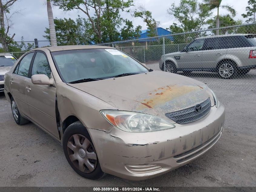 Lot #2490858288 2003 TOYOTA CAMRY LE salvage car