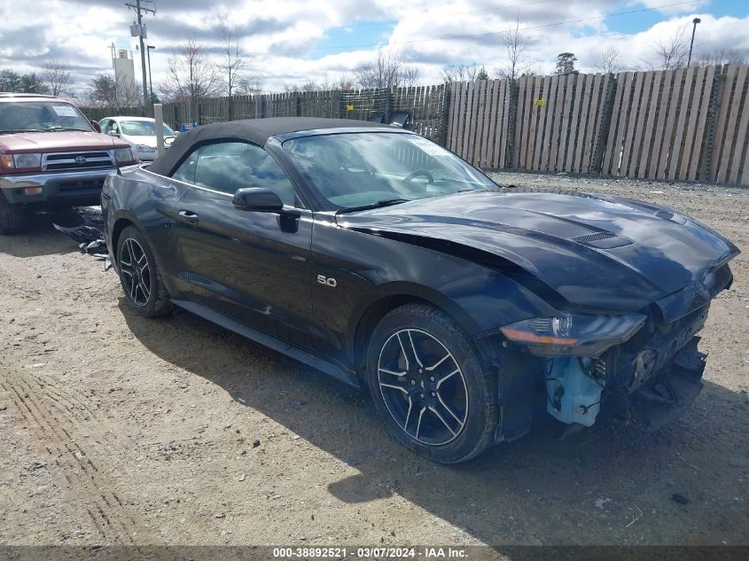 Lot #2490858241 2019 FORD MUSTANG GT PREMIUM salvage car