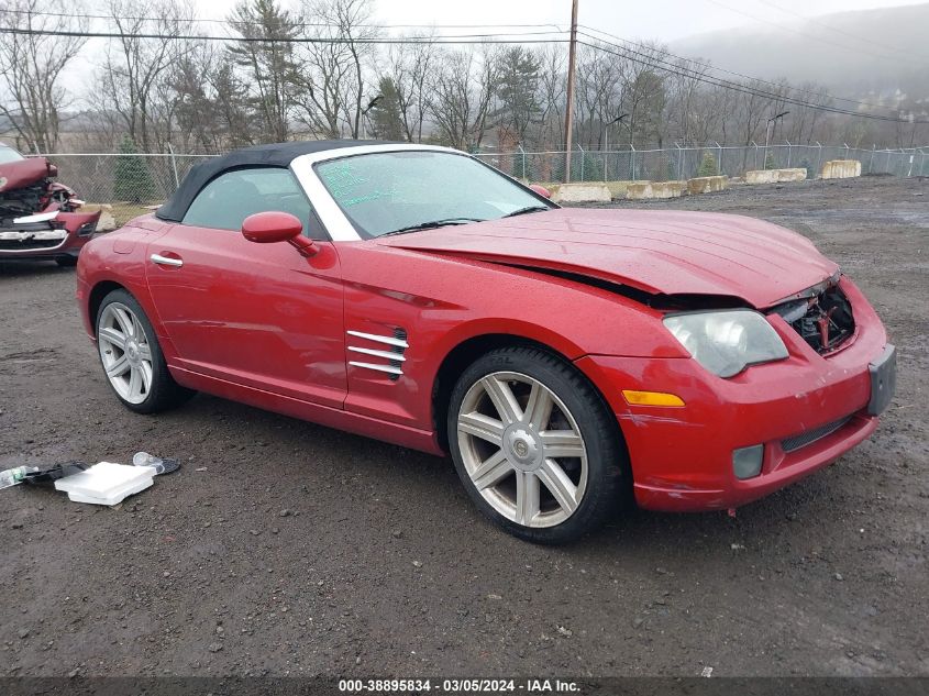 Lot #2488542201 2005 CHRYSLER CROSSFIRE LIMITED salvage car