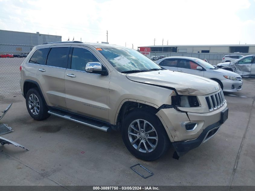 Lot #2488545962 2014 JEEP GRAND CHEROKEE LIMITED salvage car