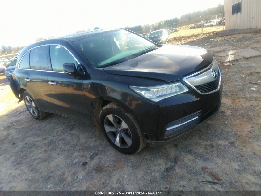 Lot #2506945305 2016 ACURA MDX ACURAWATCH PLUS PACKAGE salvage car