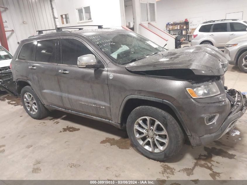 Lot #2508112195 2015 JEEP GRAND CHEROKEE LIMITED salvage car