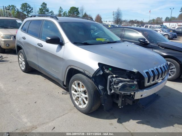 Auction sale of the 2016 Jeep Cherokee Sport, vin: 1C4PJLAB3GW351778, lot number: 38915729
