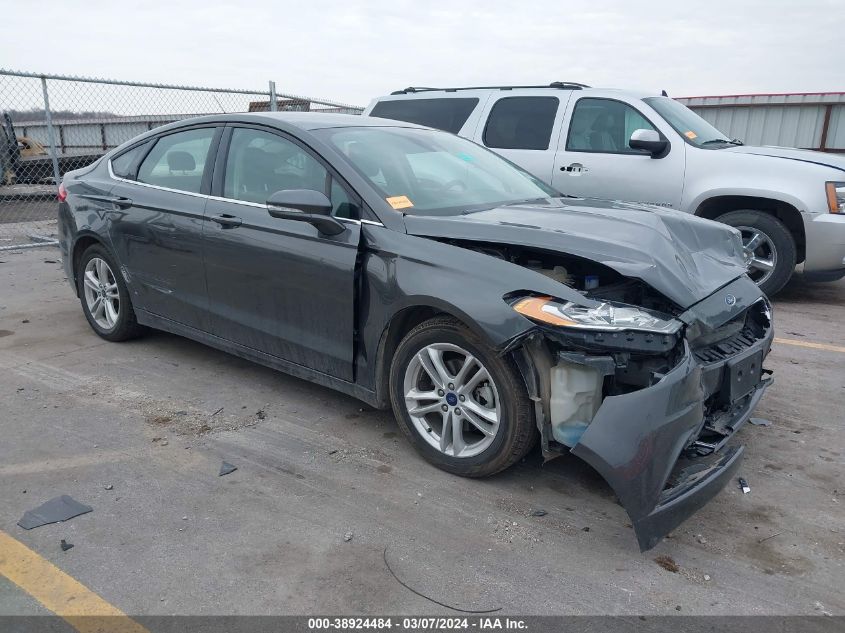Lot #2509249709 2018 FORD FUSION SE salvage car