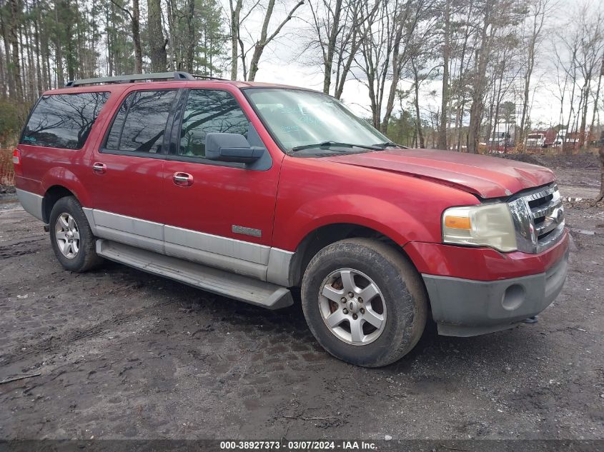 Lot #2427041614 2007 FORD EXPEDITION EL XLT salvage car