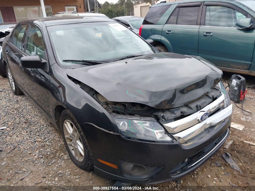 Lot #2490858555 2010 FORD FUSION S salvage car