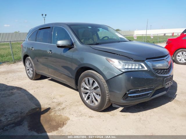 Auction sale of the 2014 Acura Mdx Technology Package, vin: 5FRYD4H48EB049489, lot number: 38927893