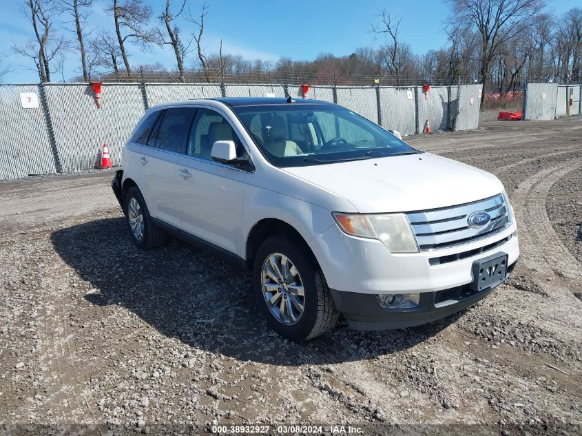 Lot #2474526215 2010 FORD EDGE LIMITED salvage car