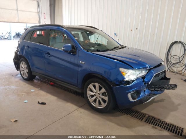 Auction sale of the 2015 Mitsubishi Outlander Sport Gt, vin: 4A4AR4AW8FE027326, lot number: 38936779