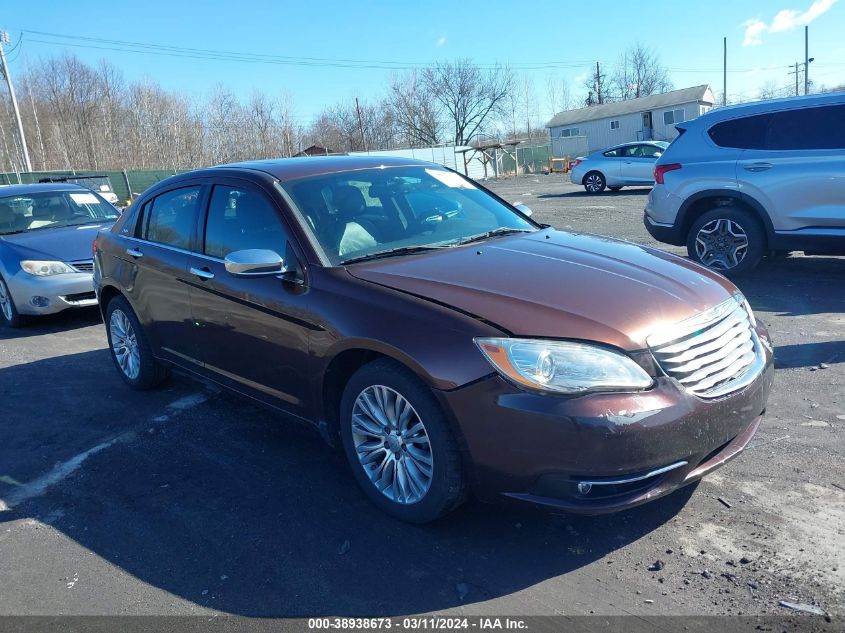 Lot #2493170754 2012 CHRYSLER 200 LIMITED salvage car