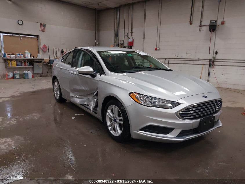 Lot #2474526956 2018 FORD FUSION SE salvage car