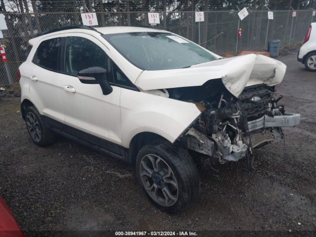 Auction sale of the 2020 Ford Ecosport Ses, vin: MAJ6S3JL7LC355383, lot number: 38941967
