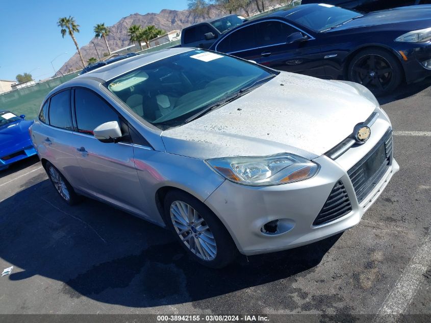 Lot #2427029589 2012 FORD FOCUS SEL salvage car