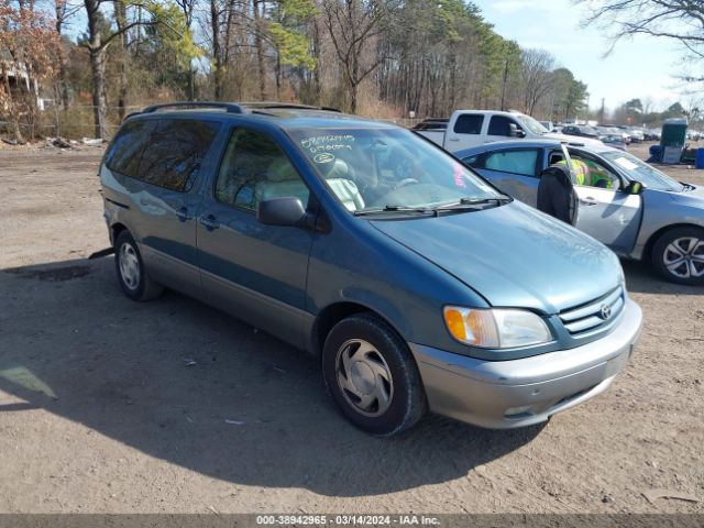 Auction sale of the 2001 Toyota Sienna Xle, vin: 4T3ZF13C71U375138, lot number: 38942965