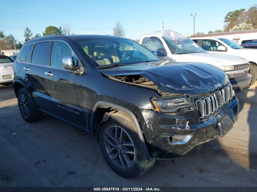 Lot #2490858099 2017 JEEP GRAND CHEROKEE LIMITED 4X2 salvage car