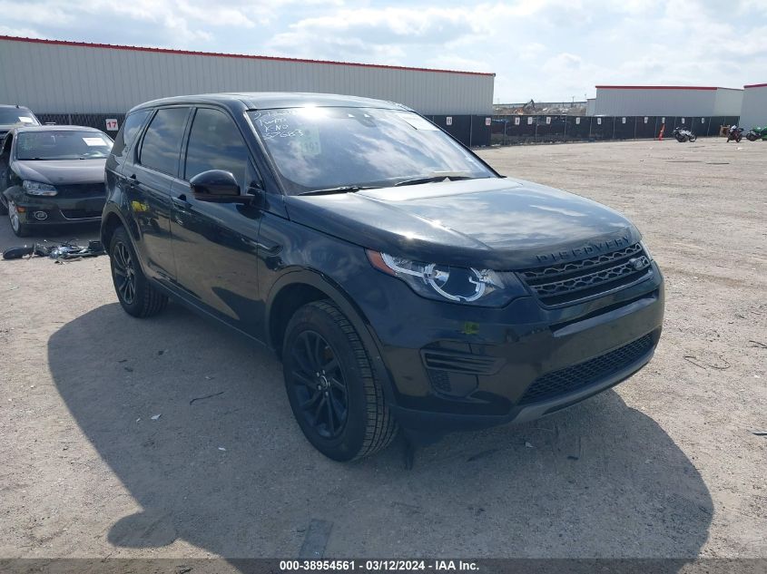 Lot #2460713006 2019 LAND ROVER DISCOVERY SPORT SE salvage car