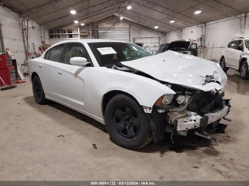 Lot #2424647476 2012 DODGE CHARGER POLICE salvage car