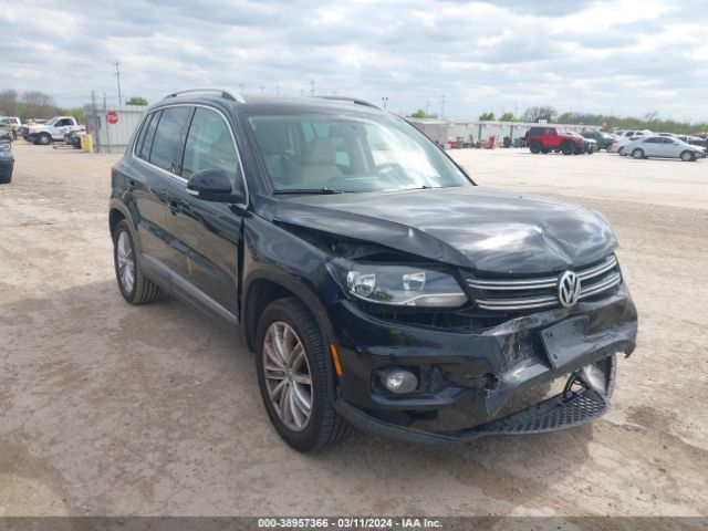 Auction sale of the 2014 Volkswagen Tiguan Sel, vin: WVGBV3AX9EW557576, lot number: 38957366