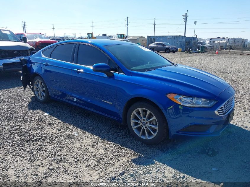 Lot #2490863576 2017 FORD FUSION HYBRID S salvage car