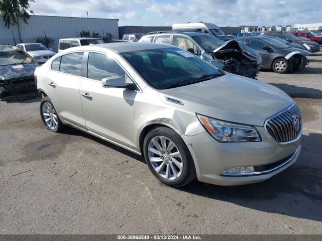 Auction sale of the 2016 Buick Lacrosse Leather, vin: 1G4GB5G35GF165597, lot number: 38968548