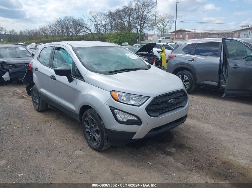 Lot #2504640983 2021 FORD ECOSPORT S salvage car