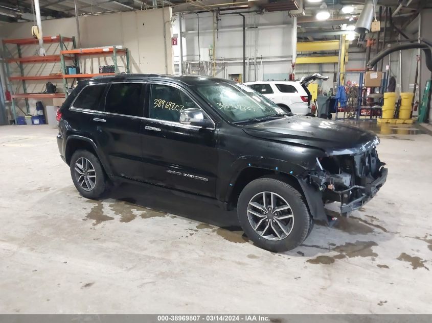 Lot #2474510281 2019 JEEP GRAND CHEROKEE LIMITED 4X4 salvage car
