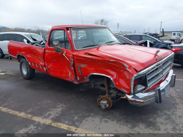 Auction sale of the 1987 Dodge W-series W150, vin: 1B7HW14T2HS464581, lot number: 38971425