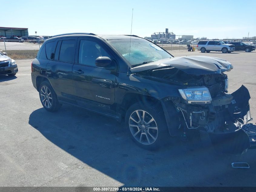 Lot #2490861420 2014 JEEP COMPASS LIMITED salvage car