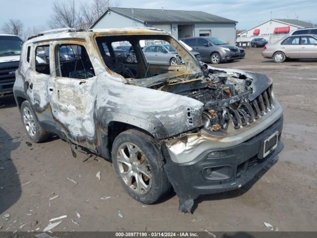 Auction sale of the 2015 Jeep Renegade Limited, vin: ZACCJADT0FPB75887, lot number: 38977190