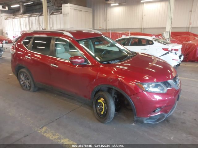 Auction sale of the 2016 Nissan Rogue Sl, vin: 5N1AT2MV0GC758406, lot number: 38978185