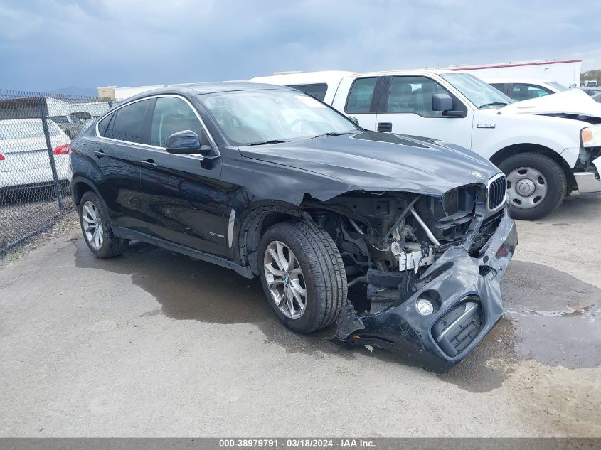 Lot #2506950610 2016 BMW X6 XDRIVE35I salvage car