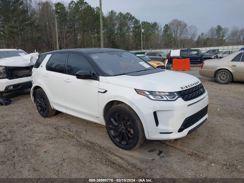 Lot #2488541758 2020 LAND ROVER DISCOVERY SPORT R-DYNAMIC S/R-DYNAMIC SE salvage car