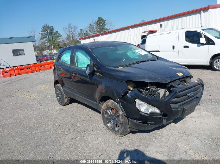 Lot #2409351776 2018 FORD ECOSPORT S salvage car